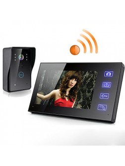 Wireless 7 Inch Touch Screen Monitor Video Door Phone